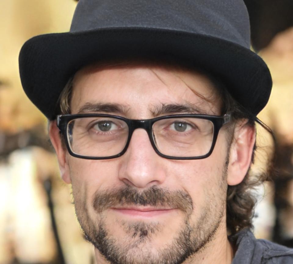 Team member Kieran Fairweather working on data analysis